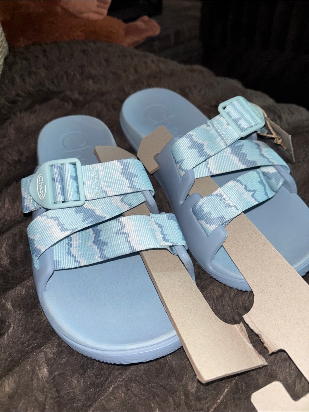 Chaco Women's Chillos Slide Tinge Sky Blue